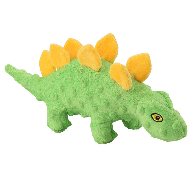 2-in-1 Pet Plush Sound Toy Dinosaur