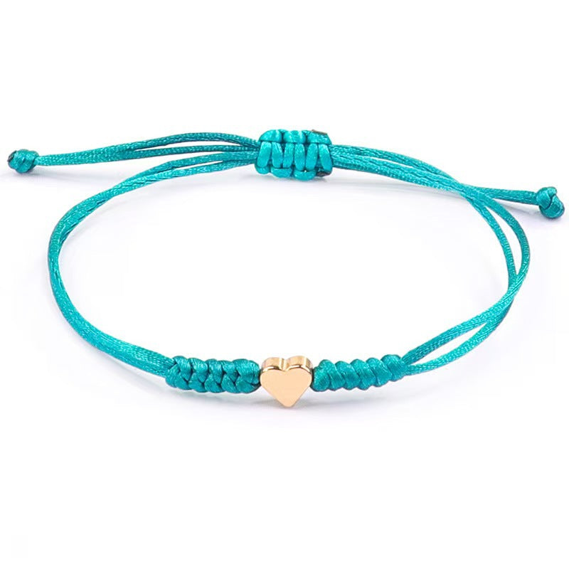 Love Woven Hand Strap Couple Hand-woven Adjustable Red Rope