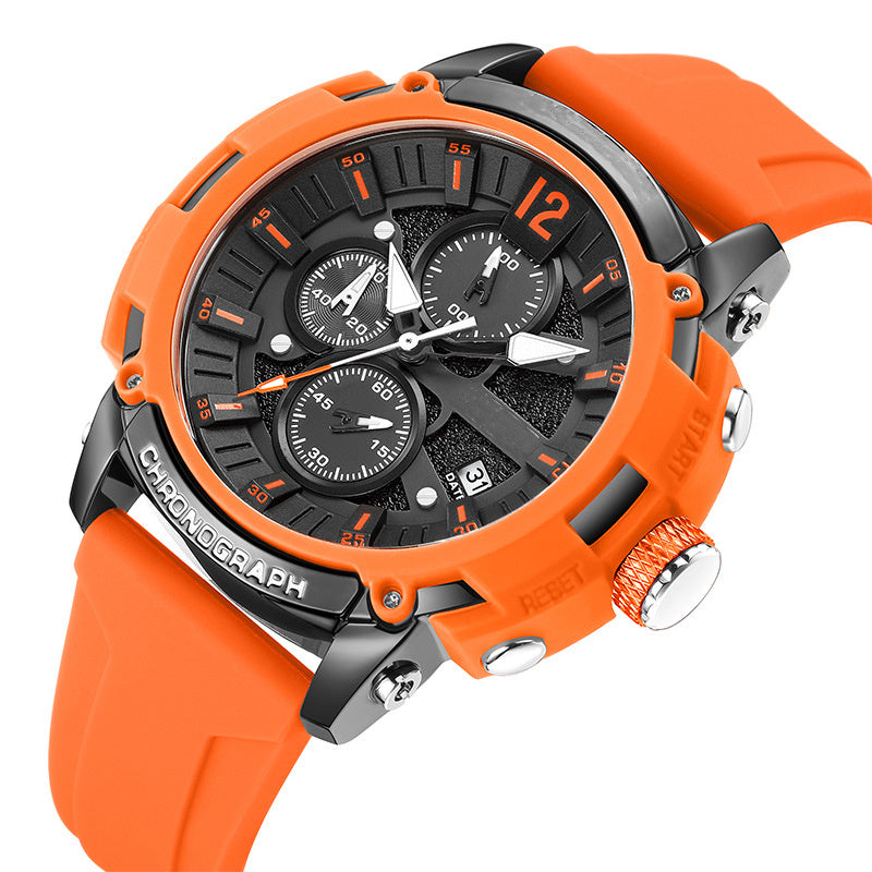 Men's Multi-function Timing Luminous Waterproof Watch