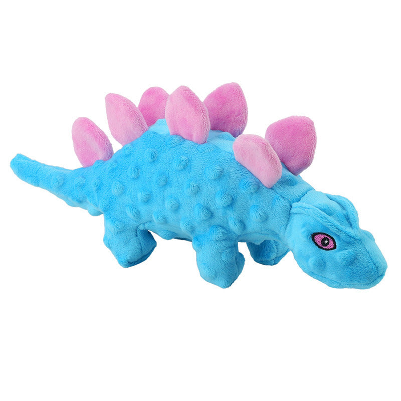 2-in-1 Pet Plush Sound Toy Dinosaur