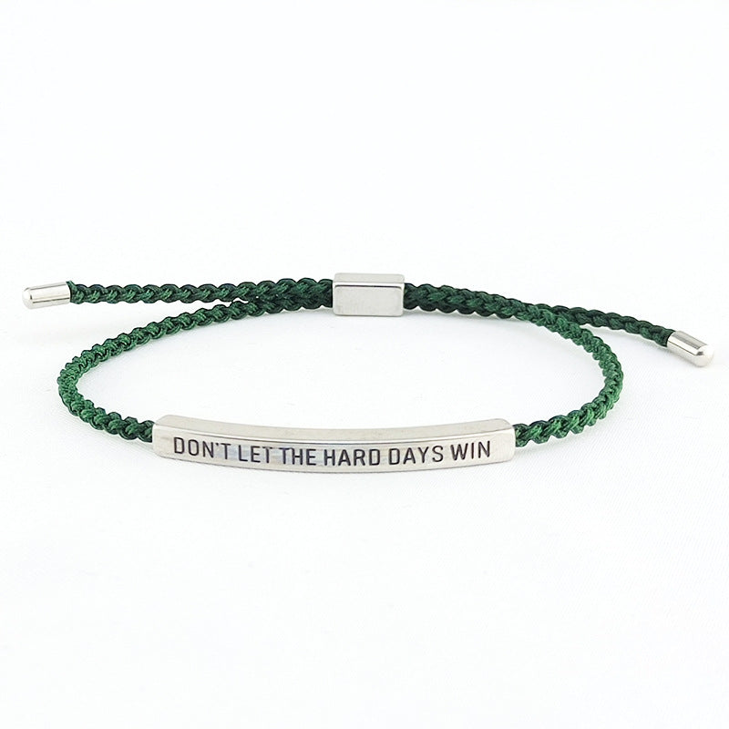 Hand-woven Adjustable Letter Carrying Strap Pineapple Rope