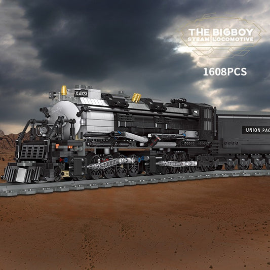 Small Particle Assembly Steam Train Building Block Toy